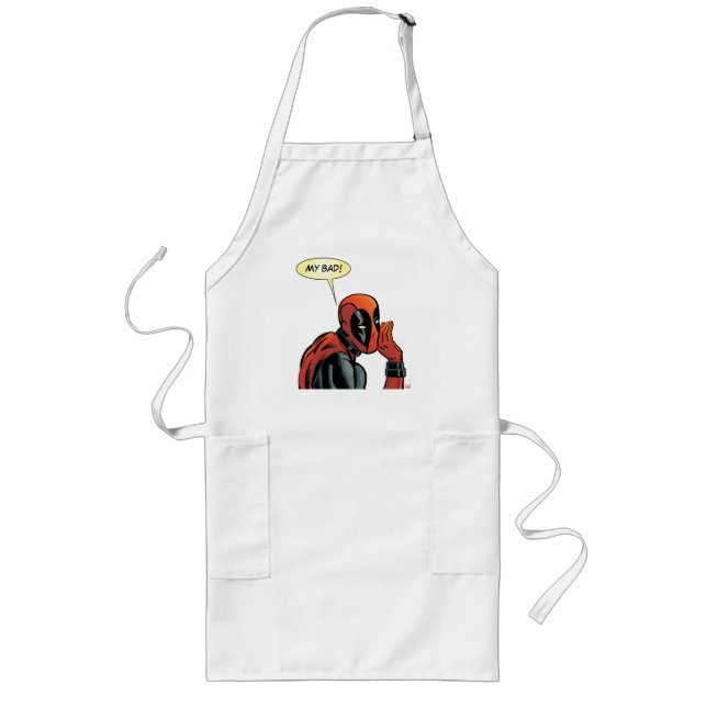 Deadpool Whisper Long Apron (Front)