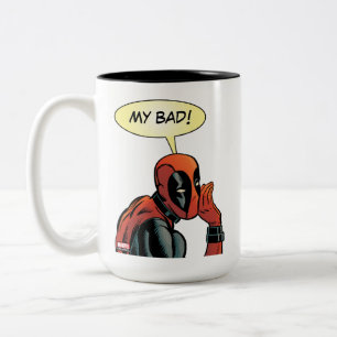 Deadpool Whisper Two-Tone Coffee Mug
