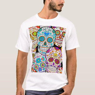Dead's Day: Vibrant Mexican Patterns. T-Shirt
