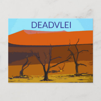 Deadvlei Carte Postale Ancienne de Voyage Namibie