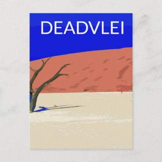 Deadvlei Carte postale ancienne de voyage Namibie