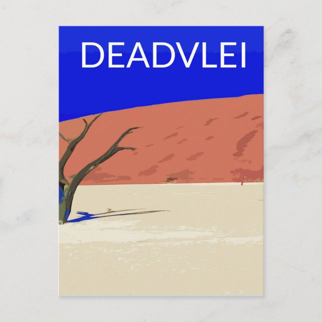 Deadvlei Carte postale ancienne de voyage Namibie (Devant)