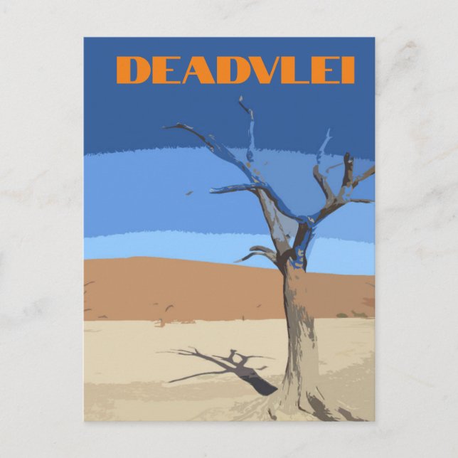 Deadvlei Carte Postale Ancienne Voyage Namibie (Devant)
