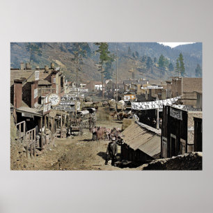 DEADWOOD as Seen by Wild Bill Hickok 1876 Poster