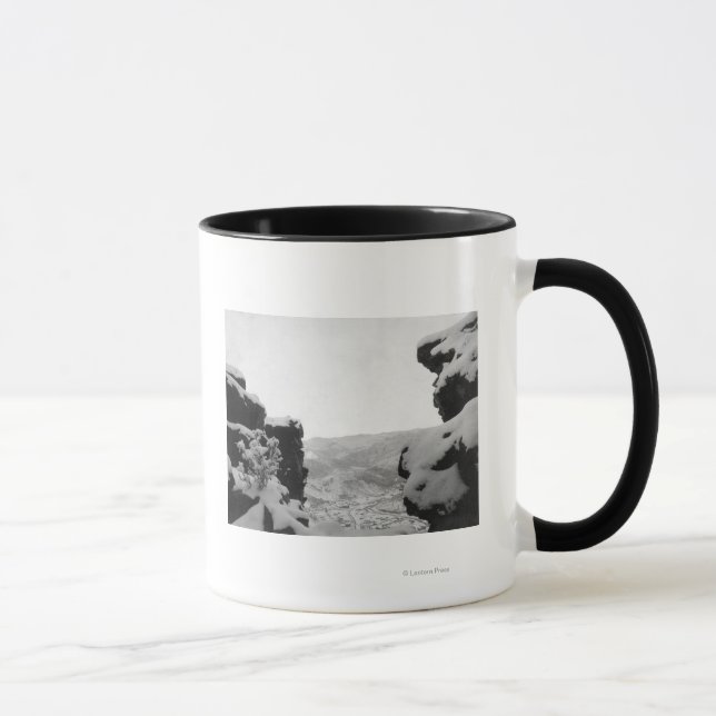 Deadwood as Seen from White Rocks Photograph Mug (Right)