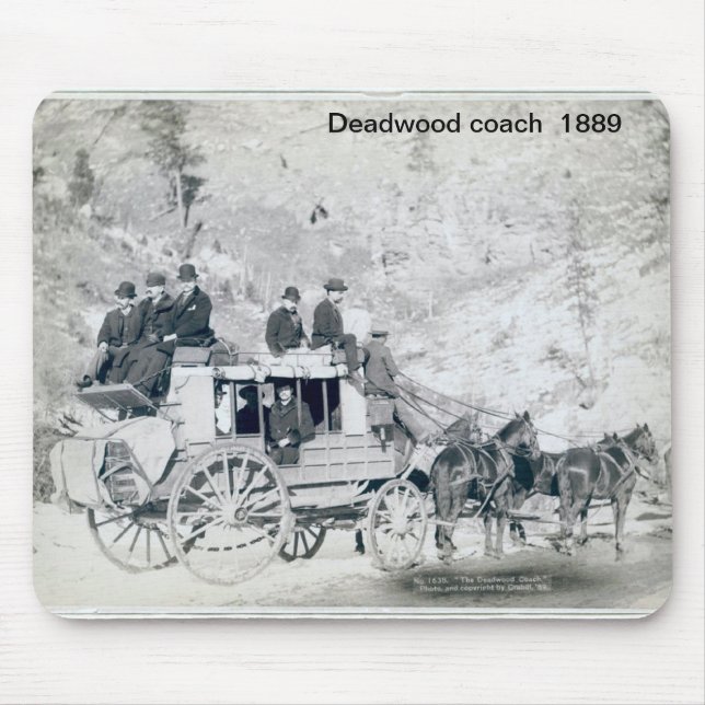 Deadwood coach   Mousepad (Front)