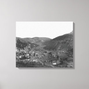 Deadwood from Livingston's Hill Photograph Canvas Print