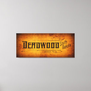 DEADWOOD of the Old West Canvas Print