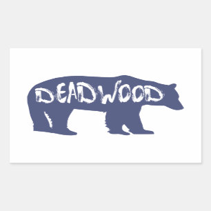 Deadwood South Dakota Bear Sticker