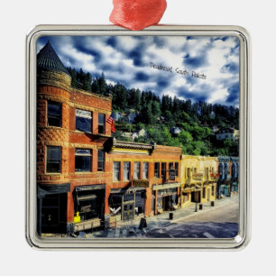 Deadwood, South Dakota Metal Ornament