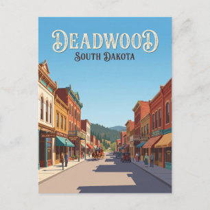 Deadwood South Dakota Postcard