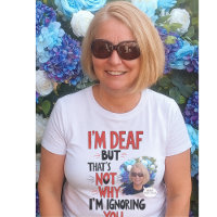 Deaf and Proud, funny Hearing Impaired Personal Gi