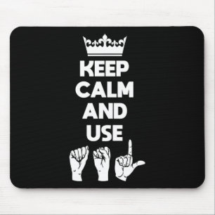 Deaf Awareness And Sign Language 1 Mouse Pad