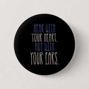 Deaf Awareness Language Deafness Disability Deaf P 2 Inch Round Button