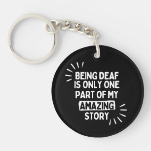 Deaf Awareness - My Amazing Story Keychain