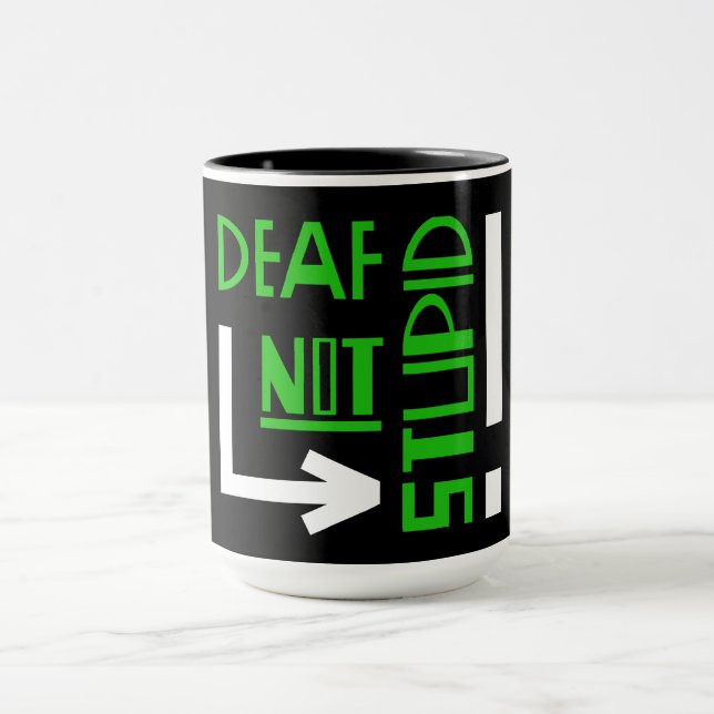 Deaf Disability Awareness Mug (Center)