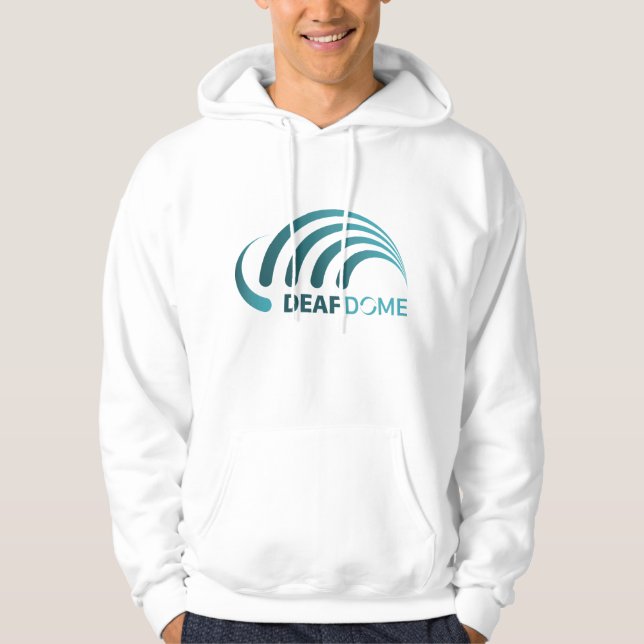 Deaf Dome sweatshirt with hood (Front)