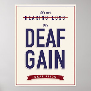 Deaf Gain, affiche