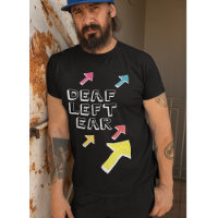 Deaf left ear partial deafness low hearing