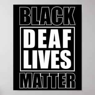 Deaf Lives Problem Deaf-mute Poster