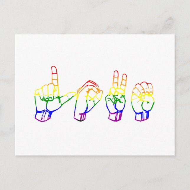 Deaf Love Postcard (Front)