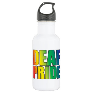 Deaf Pride water bottle