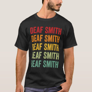 Deaf Smith County Texas Rainbow Text Design T-Shirt