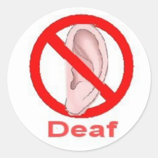 deaf sticker