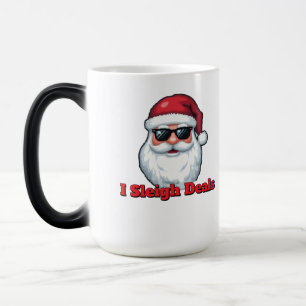 Deal Slaying Santa Claus Funny Holiday Shopping Magic Mug
