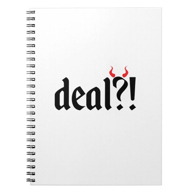 deal with devil notebook (Front)