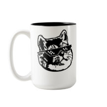 Deal with it Cat Mug