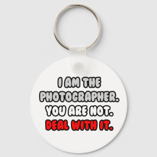 Deal With It ... Funny Photographer Keychain