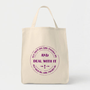 deal with pressure tote bag