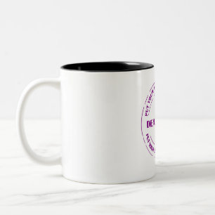 deal with pressure  Two-Tone coffee mug