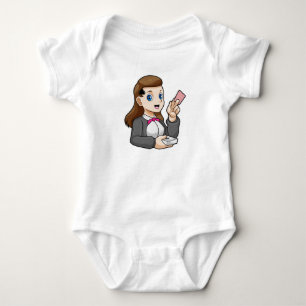 Dealer at Poker Baby Bodysuit