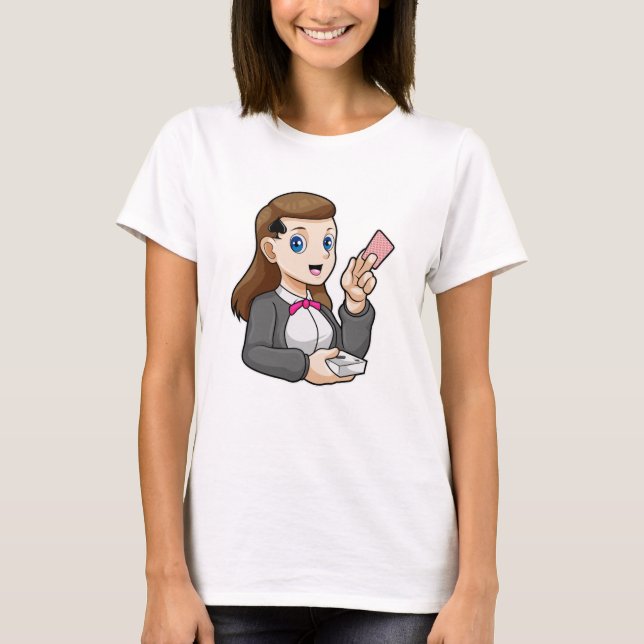 Dealer at Poker T-Shirt (Front)