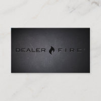 DealerFire noircissent le carte de visite