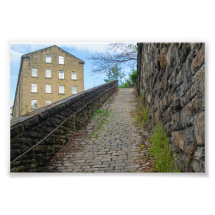 Dean Clough Cobblestone Climb - Brandt's Spirit Photo Print