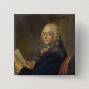 dean le Rond d'Alembert 2 Inch Square Button