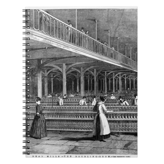 Dean Mills - The Doubling Room, 1851 (litho) Notebook (Front)