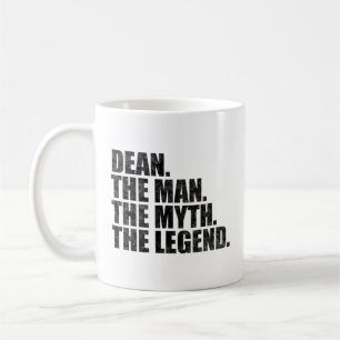 Dean name, Dean The Man The Myth The Legend Coffee Mug