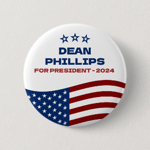 Dean Phillips for President 2024 2 Inch Round Button
