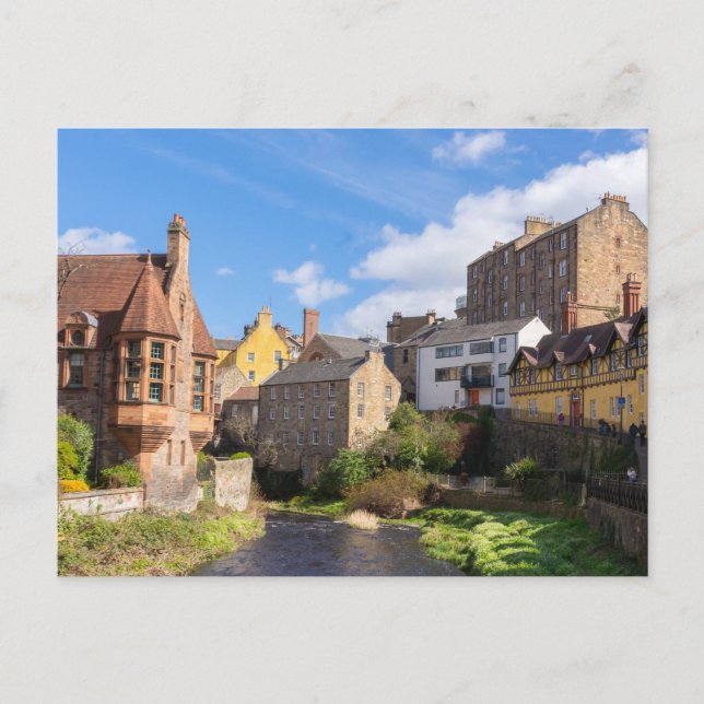 Dean Village, Edinburgh, Scotland Postcard (Front)