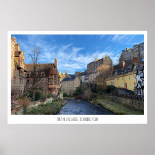 Dean Village, Edinburgh, Scotland Poster