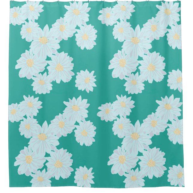 Deanna Day Daisy Shower Curtain (Front)