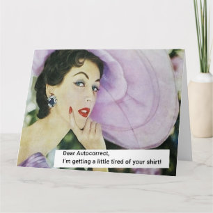 Dear Autocorrect  Card