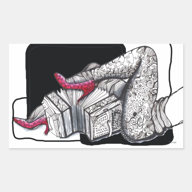 Dear Bandoneon Tango Sticker (Front)