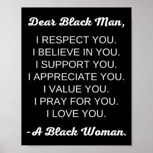 Dear Black Man Black Love Black Relationships  Poster