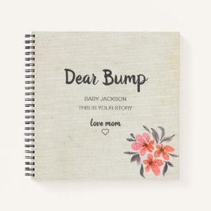 Dear Bump Keepsake Pregnancy Journal