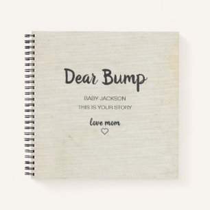Dear Bump Keepsake Pregnancy Journal